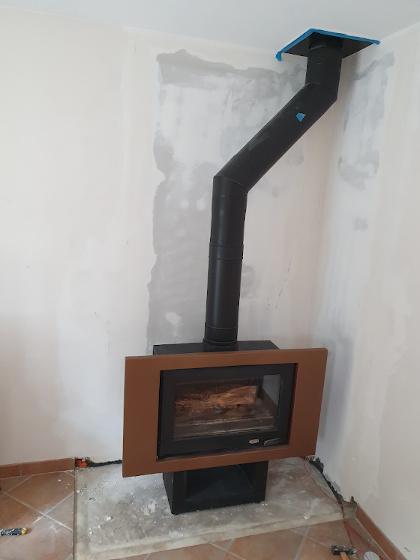 ​Rénovation autour d'un Poêle à bois&nbsp;